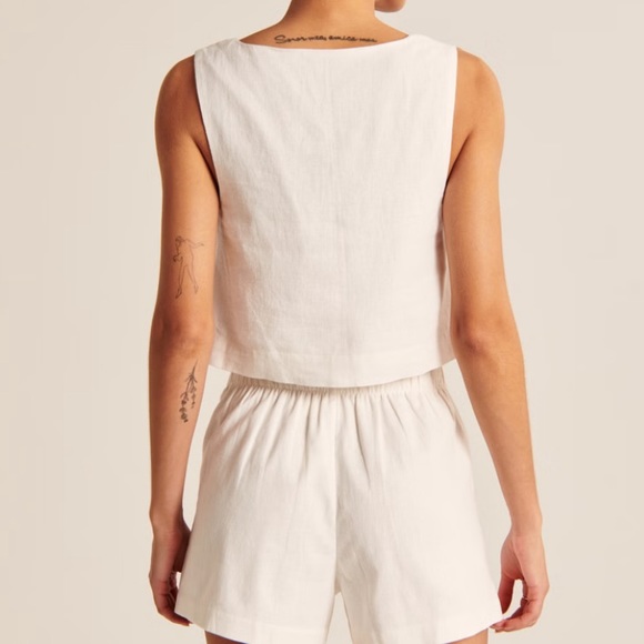 Abercrombie Linen Set - M top S bottom - Picture 3 of 6